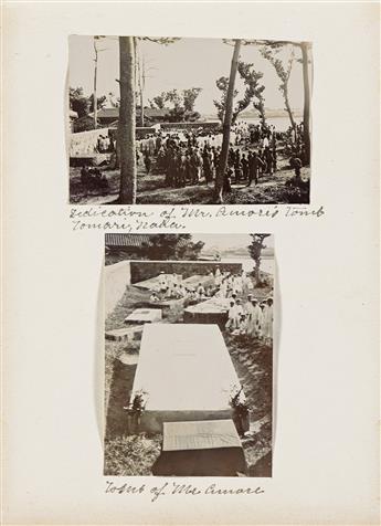 (JAPAN) An album with approximately 67 images documenting the city of Naha on the Okinawa Island and its inhabitants. Circa 1910s.